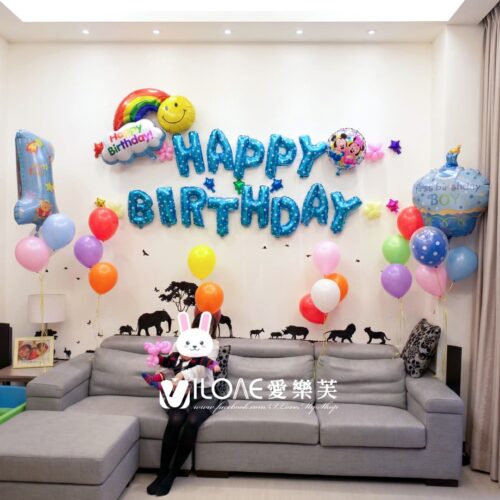 兒童生日<br><span style="font-size: 20px;">(彩虹糖果)</span>