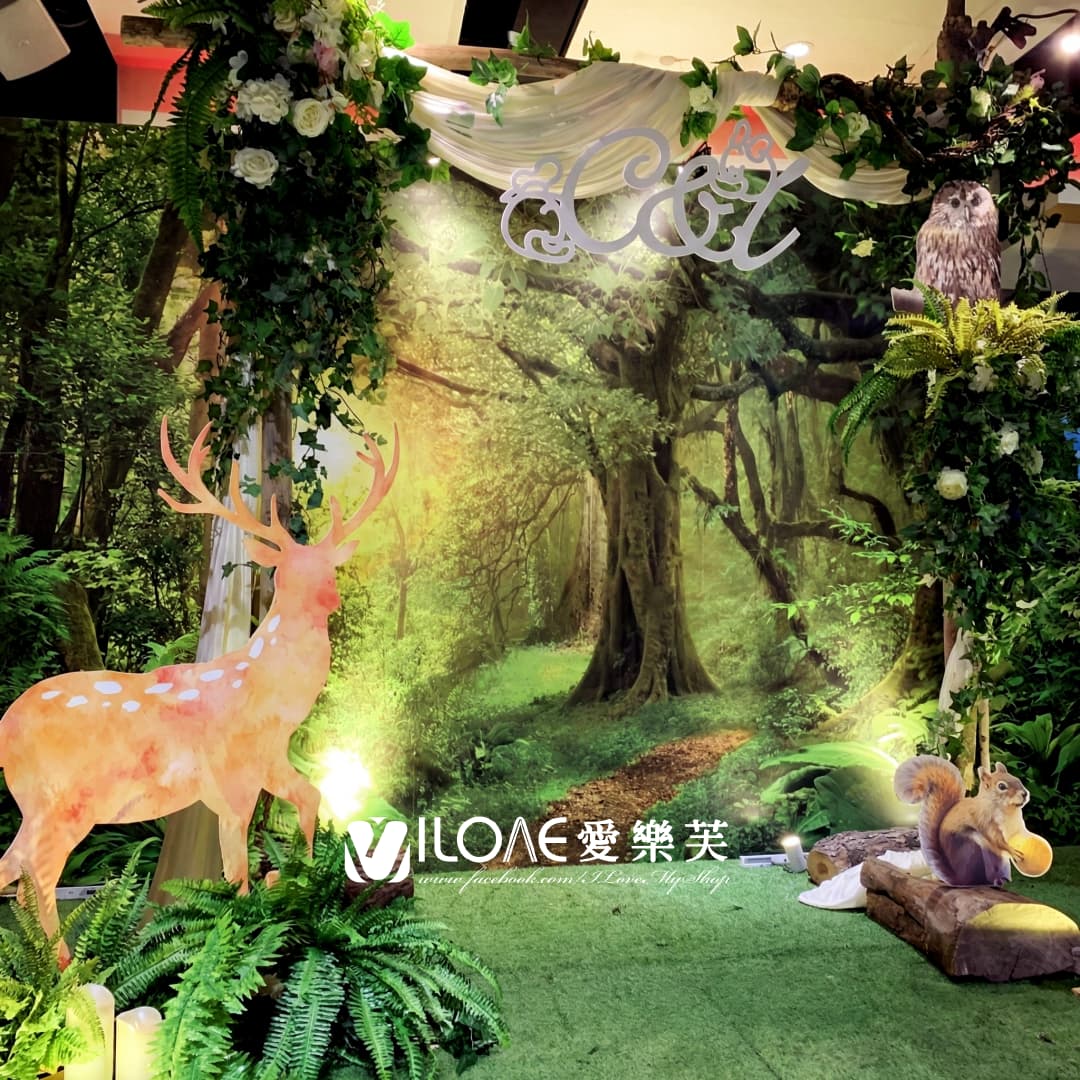 B19 婚禮佈置<br><span style="font-size: 20px;">(森之確幸)</span>