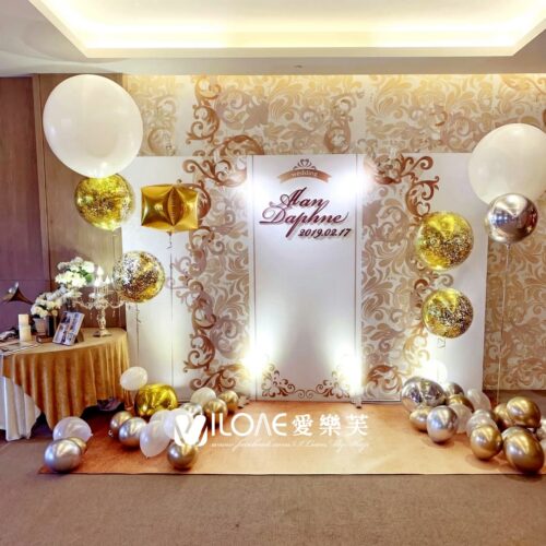 B18 婚禮佈置<br><span style="font-size: 20px;">(金耀巴洛克)</span>