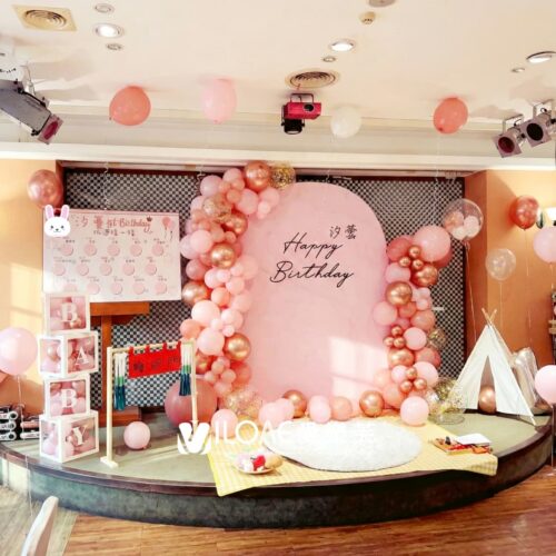 兒童周歲<br><span style="font-size: 20px;">(柔粉玫瑰)</span>