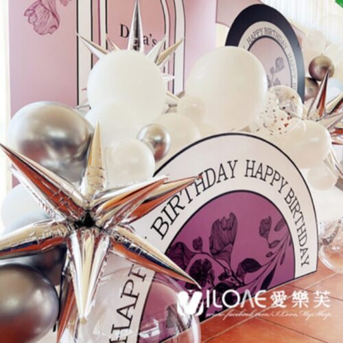 A78生日佈置<br><span style="font-size: 20px;">(白泡湧現)</span>