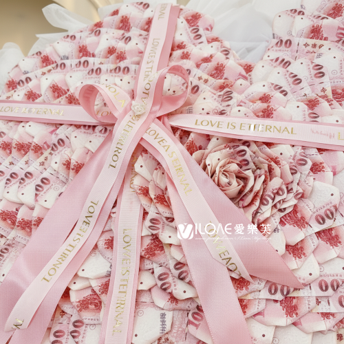 粉戀心語<br><span style="font-size: 18px;">A27 千層玫瑰(不含200張現金)</span>:圖片 4
