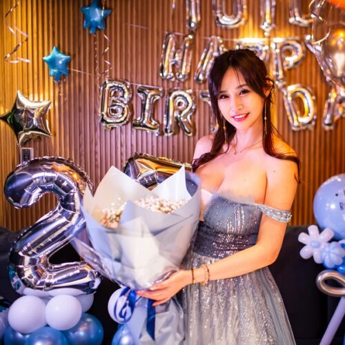 生日佈置<br><span style="font-size: 20px;">(悠藍派對)</span>