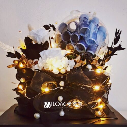 夜色祝福<br><span style="font-size: 18px;">B07 鈔票蛋糕(不含現金)</span>