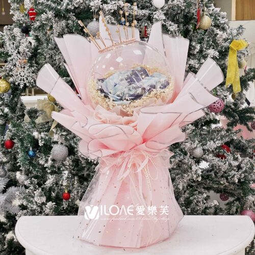 有錢花<br><span style="font-size: 20px;">(粉雪星河花束)(不含面額)</span>