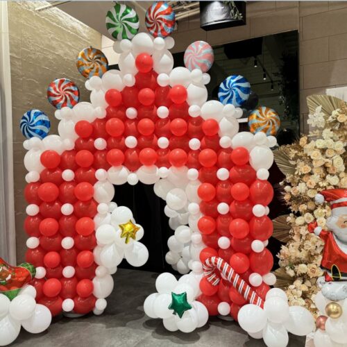 聖誕佈置2<br><span style="font-size: 20px;">(暖紅薑餅屋)</span>