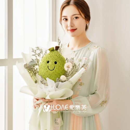 畢業小熊花束<br><span style="font-size: 20px;">(青檸笑笑)</span>