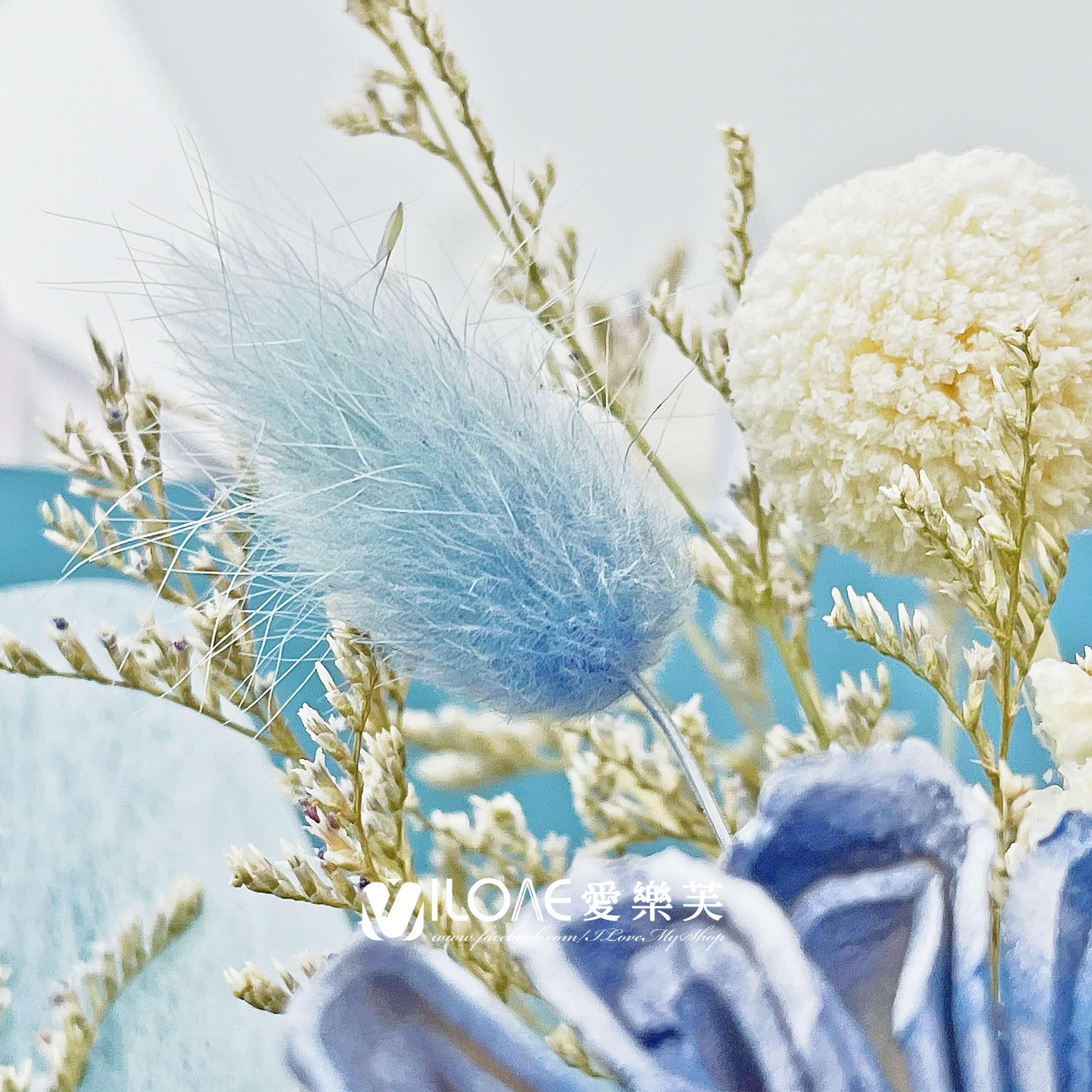 有錢花<br><span style="font-size: 20px;">(藍風向日暖陽花束)</span>:圖片 6