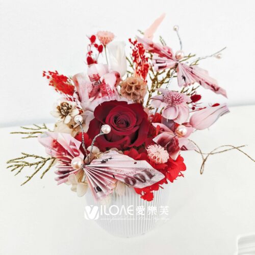 緋紅蝶舞<br><span style="font-size: 18px;">C 桌上錢花(不含8張現金)</span>