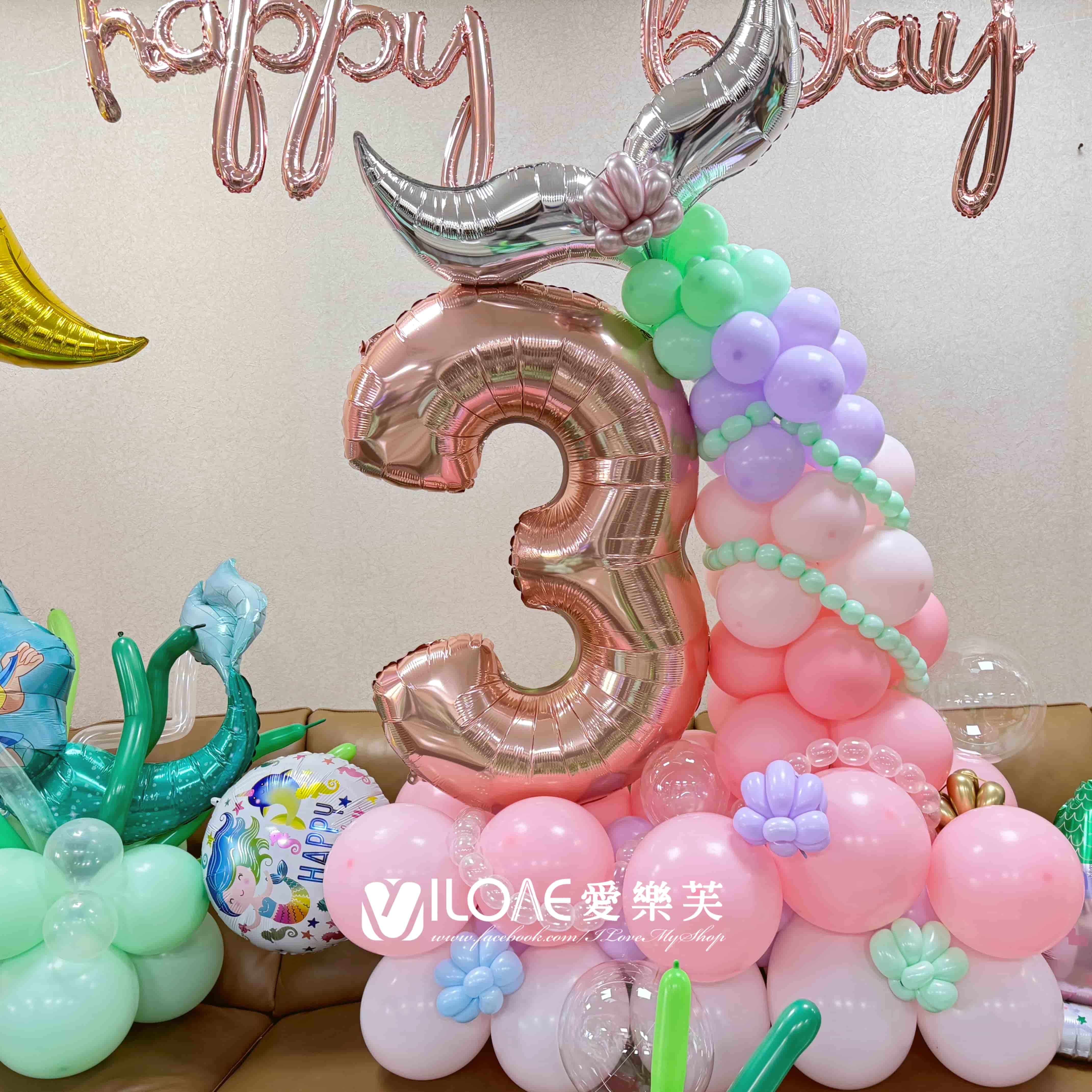 兒童生日佈置<br><span style="font-size: 20px;">(夢幻海洋)</span>:圖片 2