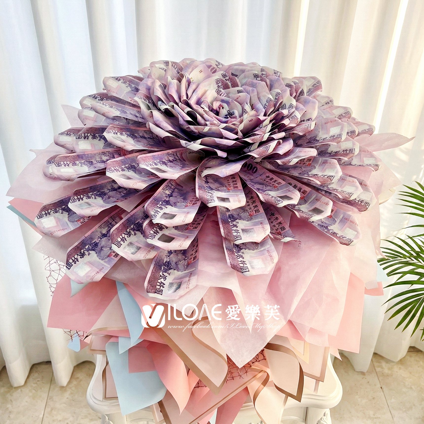 紫氣東來<br><span style="font-size: 18px;">A25 千層玫瑰(不含100張現金)</span>:圖片 3