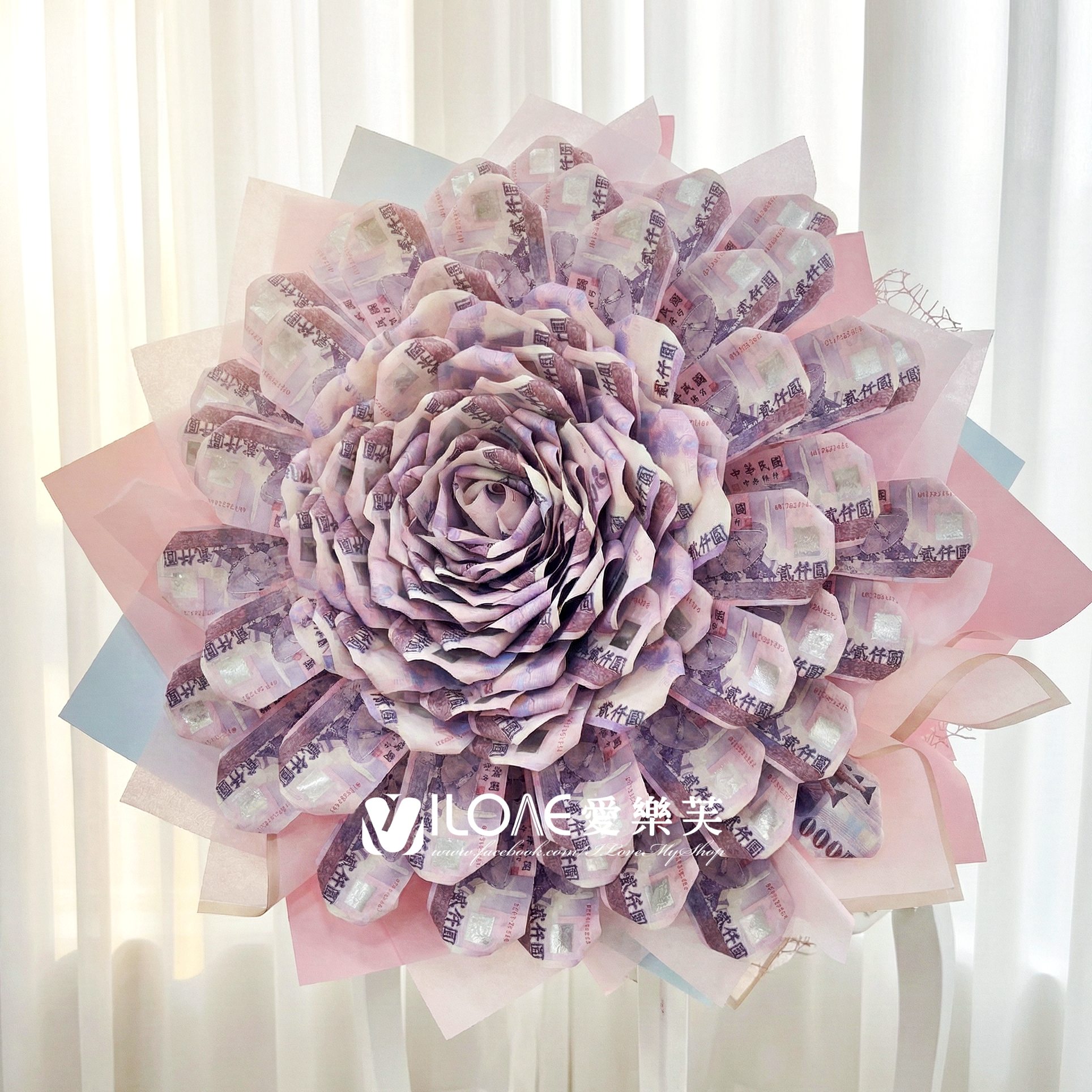 紫氣東來<br><span style="font-size: 18px;">A25 千層玫瑰(不含100張現金)</span>:圖片 2