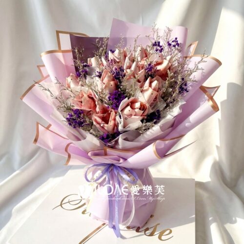 紫韻鬱戀<br><span style="font-size: 18px;">A 鬱金香花(不含33張現金)