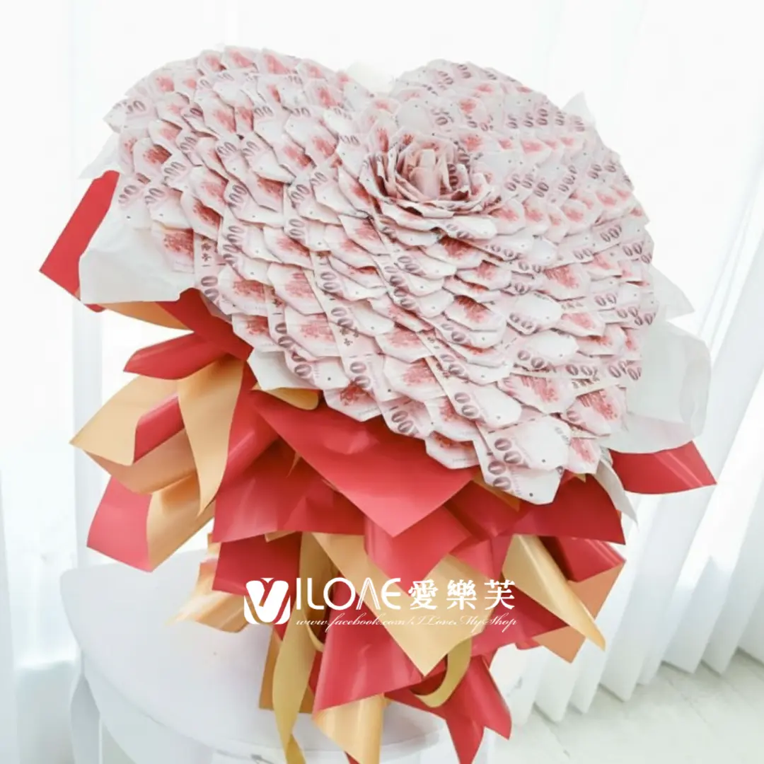 赤金摯愛<br><span style="font-size: 18px;">A23 千層玫瑰(不含100張現金)</span>