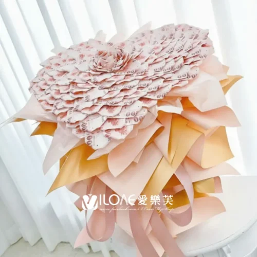 鎏金蜜戀<br><span style="font-size: 18px;">A22 千層玫瑰(不含100張現金)</span>