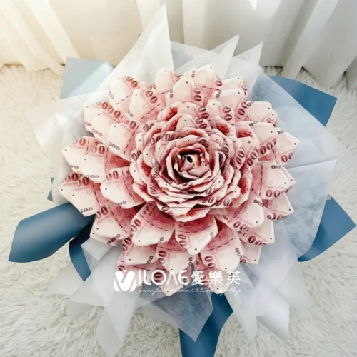 黛藍誓約<br><span style="font-size: 18px;">A16 3D千層玫瑰(不含60張現金)</span>