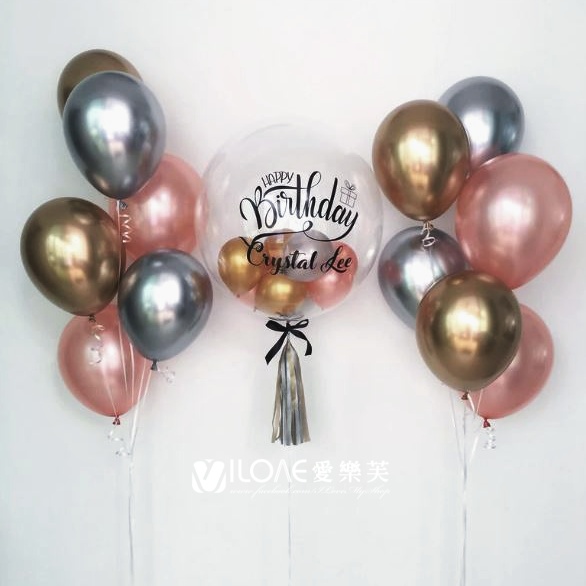 24吋波波球<br><span style="font-size: 20px;">(微醺春扉)</span>