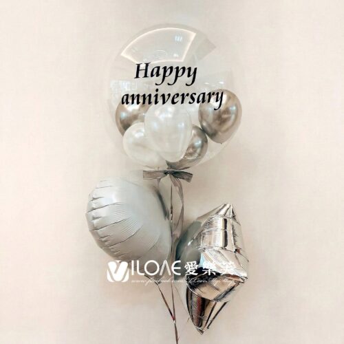 18吋波波球<br><span style="font-size: 20px;">(銀曜永恆)</span>