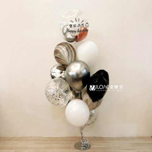 18吋波波球<br><span style="font-size: 20px;">(墨韻曜夢)</span>