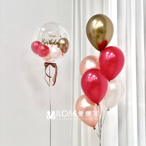 空飄氣球組合<br><span style="font-size: 20px;">(緋金韶華)</span>