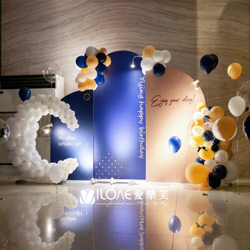 A66生日佈置<br><span style="font-size: 20px;">(湛藍蜜語)</span>