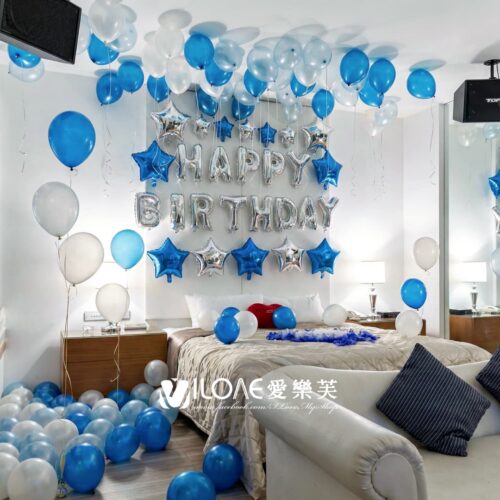 生日佈置<br><span style="font-size: 20px;">(蔚藍星語)</span>