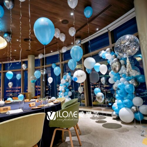 生日佈置<br><span style="font-size: 20px;">(蔚藍星燦)</span>