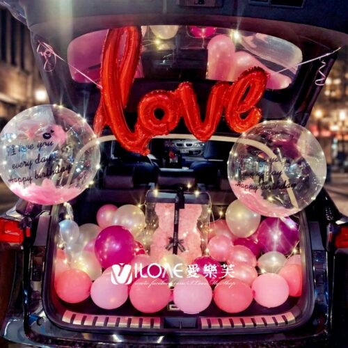 車廂佈置<br><span style="font-size: 20px;">(緋紅摯愛)</span>