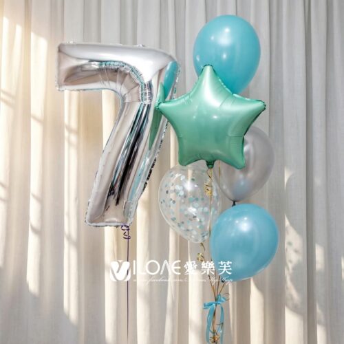 數字組合空飄<br><span style="font-size: 20px;">(翠影銀華)</span>