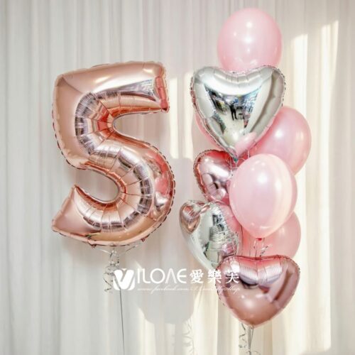 數字組合空飄<br><span style="font-size: 20px;">(瑰影素心)</span>