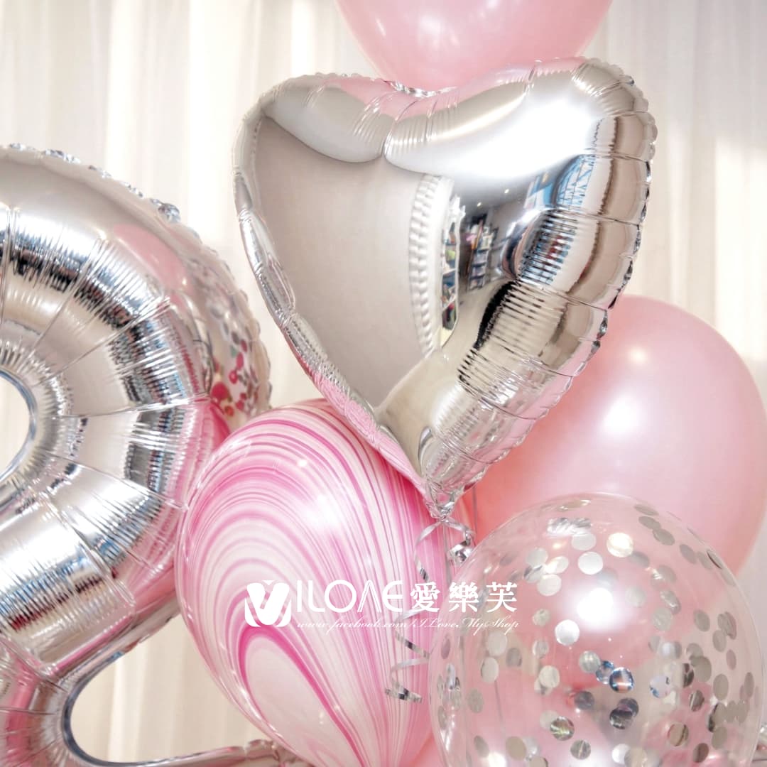 數字組合空飄<br><span style="font-size: 20px;">(櫻粉大理石)</span>:圖片 3