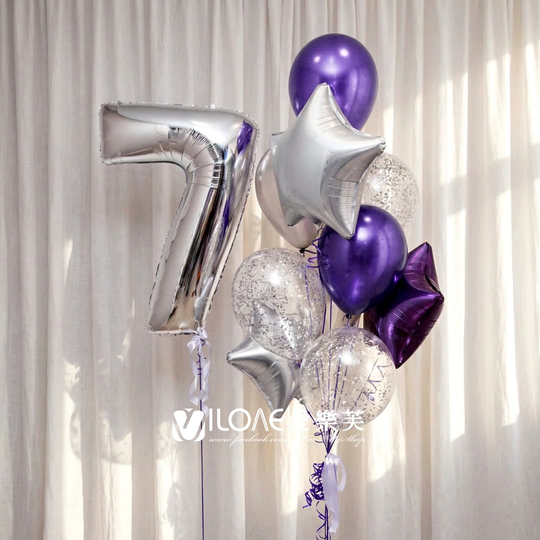 數字組合空飄<br><span style="font-size: 20px;">(紫宸粼影)</span>