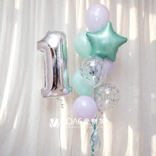 數字組合空飄<br><span style="font-size: 20px;">(薄荷流螢)</span>