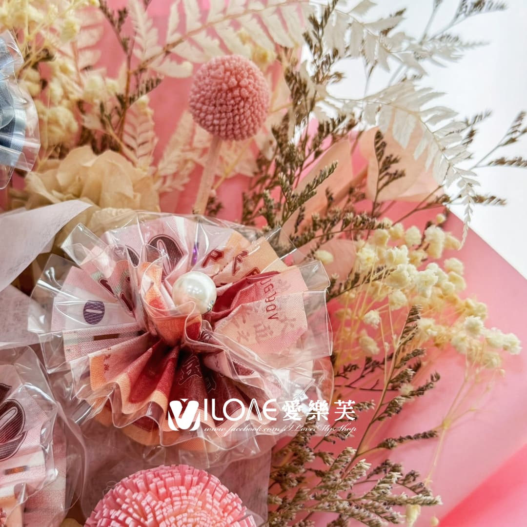 粉愛財氣<br><span style="font-size: 18px;">A01 康乃馨款(不含張現金)</span>:圖片 2