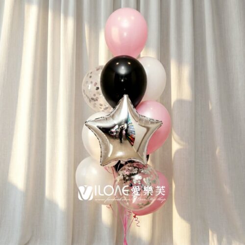 空飄氣球組合<br><span style="font-size: 20px;">(瑰影粼光)</span>