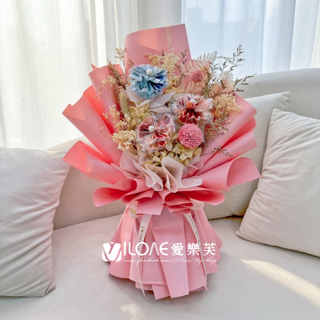 粉愛財氣<br><span style="font-size: 18px;">A01 康乃馨款(不含張現金)</span>