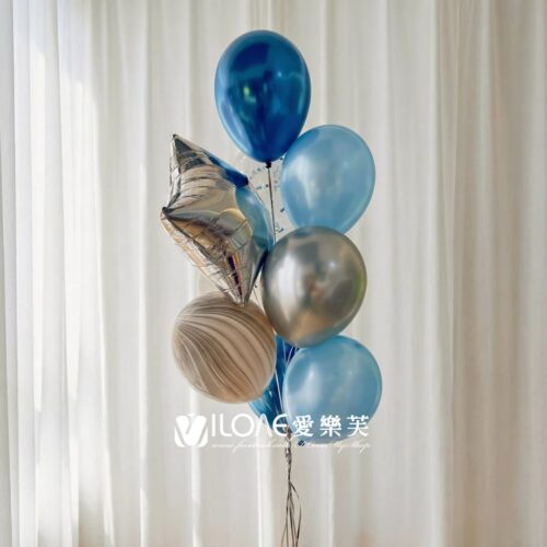 空飄氣球組合<br><span style="font-size: 20px;">(藍沁岩緗)</span>