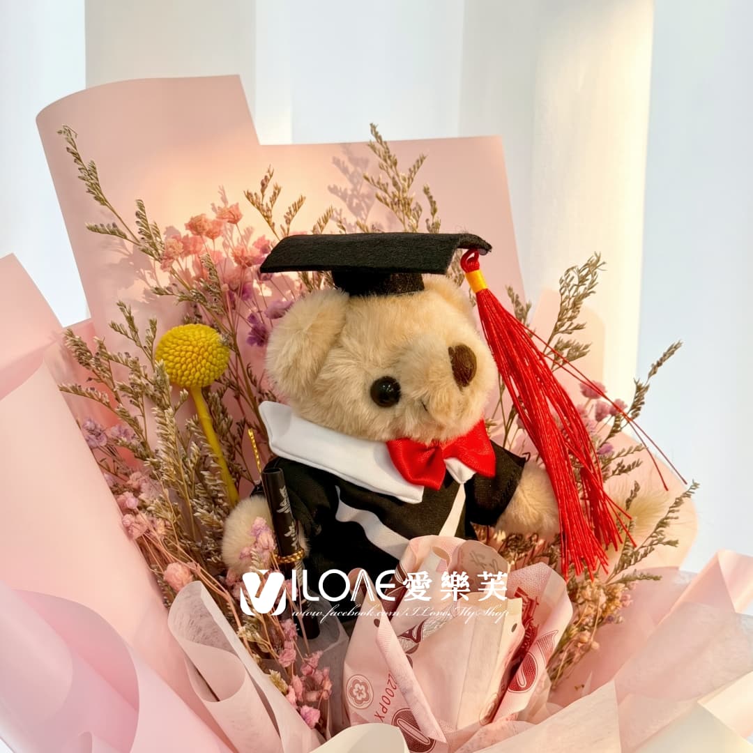 智繪小熊<br><span style="font-size: 18px;">畢業花束(含現金$300)</span>:圖片 3