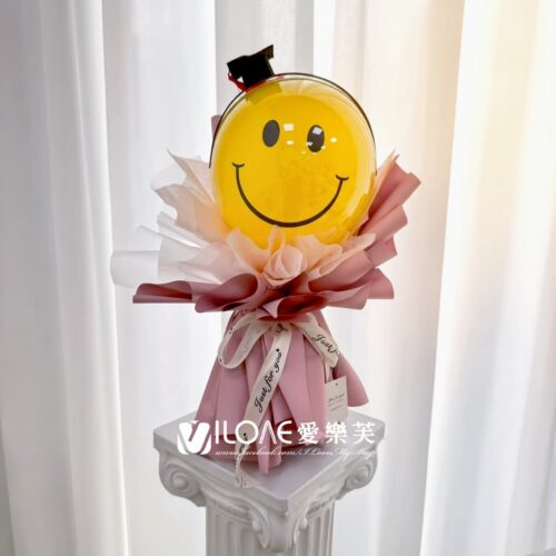 波波球微笑花束<br><span style="font-size: 20px;">(畢業款)</span>