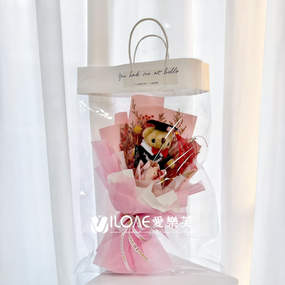 智繪小熊<br><span style="font-size: 18px;">畢業花束(含現金$300)</span>:圖片 4