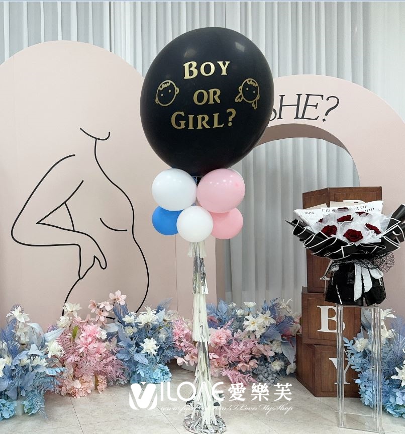 性別揭曉氣球<br><span style="font-size: 18px;">(柱款-標準單球皮)</span>:圖片 4