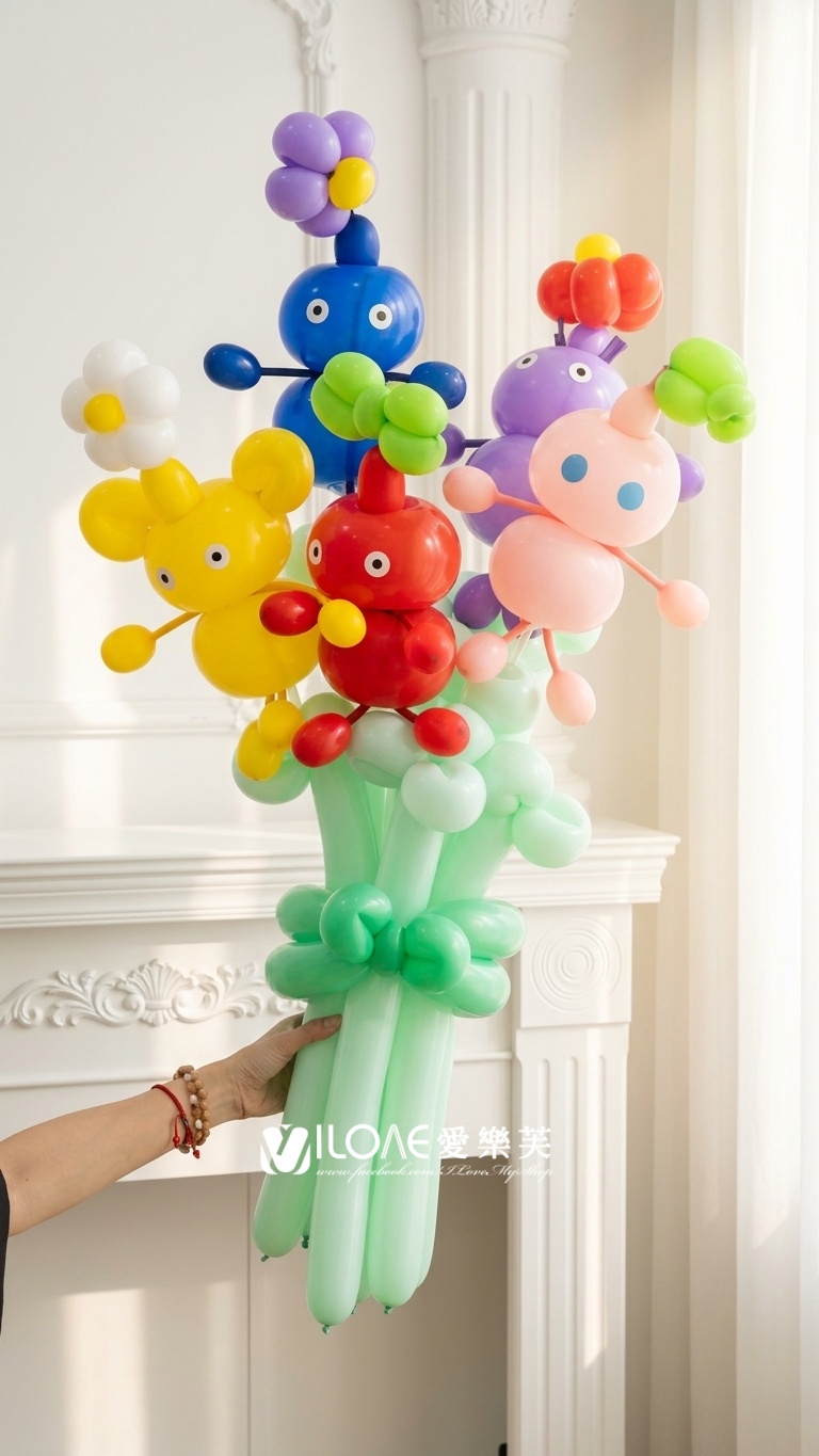 氣球花束<br><span style="font-size: 20px;">(皮克敏)</span>:圖片 9